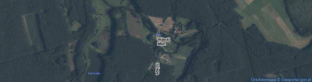 Zdjęcie satelitarne Wdecki Młyn ul.